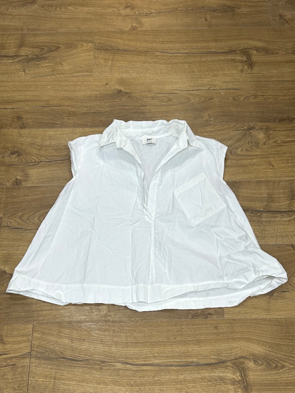 B.yu Italy White Blouse Shirt Top Women's Size L